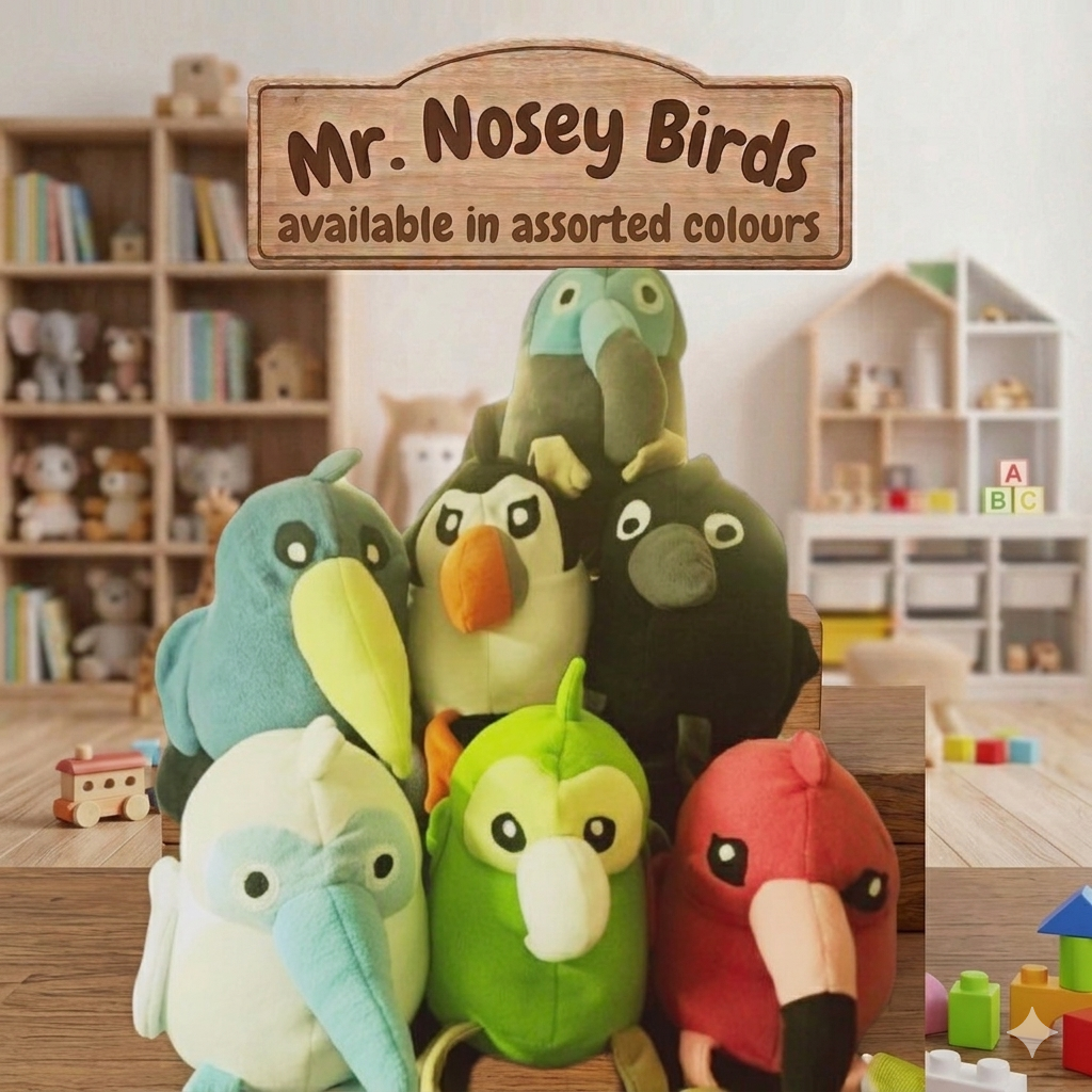 Mr Nosey Birds - Available in Assorted Colours